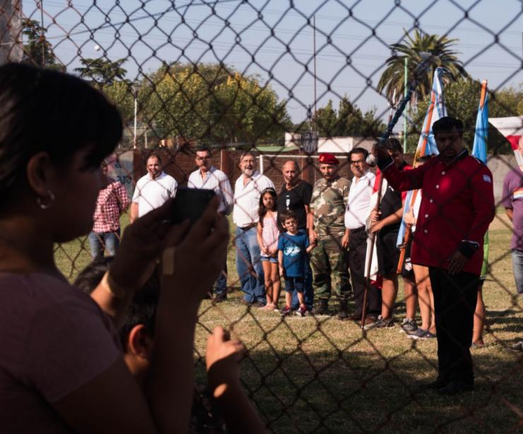 Conmovedor homenaje a los veteranos de Malvinas