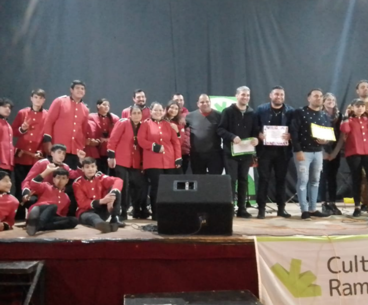 HISTÓRICO DEBUT DE LA BANDA INFANTO JUVENIL DE RAMALLO EN LOS JUEGOS BONAERENSES